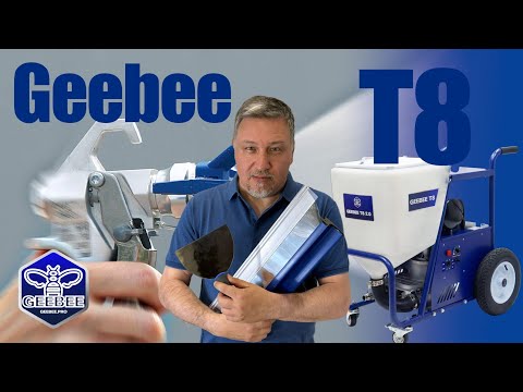 Видео: Обзор аппарата безвоздушного распыления T8 от компании GEEBEE