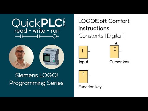 Видео: LOGO! Входы 1 — Вход, курсор и функциональная клавиша | Программирование ПЛК Siemens