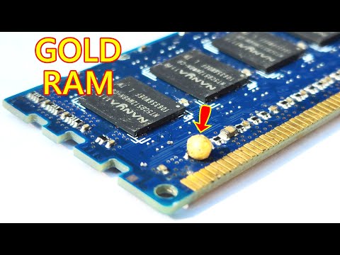 Видео: Старые чипы оперативной памяти с компьютера: как восстановить золото