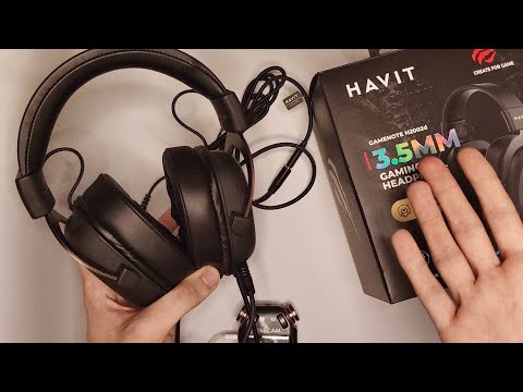 Видео: АСМР ОБЗОР ИГРОВЫХ НАУШНИКОВ HAVIT H2002D