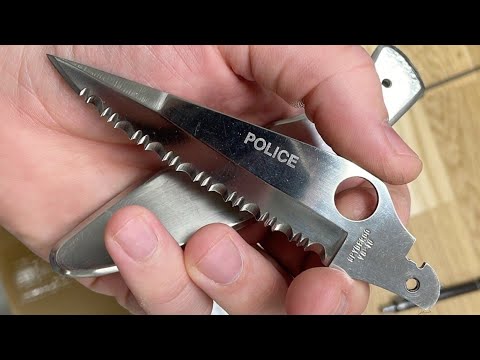 Видео: НЕПОСТИЖИМЫЙ. Полицейский нож Spyderedge Spyderco