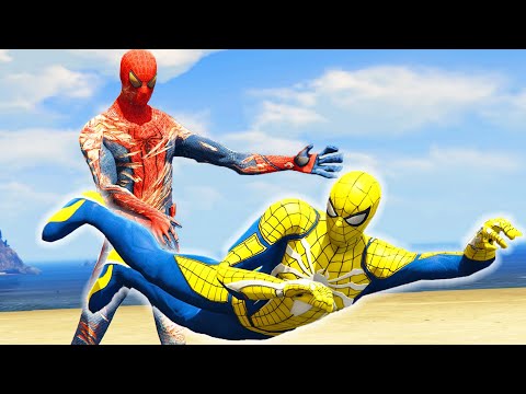Видео: ЖЁЛТЫЙ ЧЕЛОВЕК-ПАУК PS4 против ЧЕЛОВЕКА-ПАУКА 2002 | Ultimate Spider-Man — Что, если бы сразились...