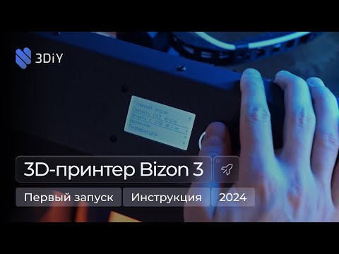 Видео: 3D-принтер Bizon 3. Первый запуск (2024)