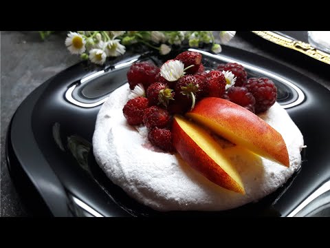 Видео: Пирожное Павлова веганский, постный рецепт