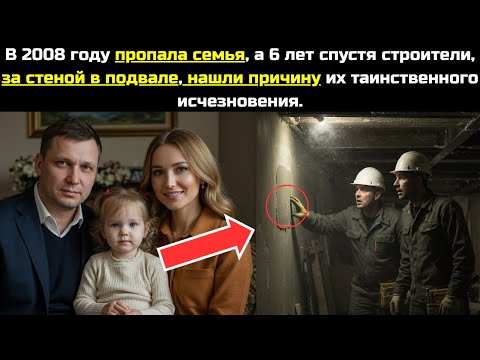Видео: В 2008 году пропала семья, а 6 лет спустя строители, за стеной в подвале, нашли причину исчезновения
