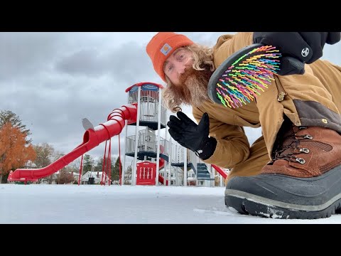 Видео: ASMR❄️Игровая площадка в снегу🛝Быстрый агрессивный лоу-фай❄️