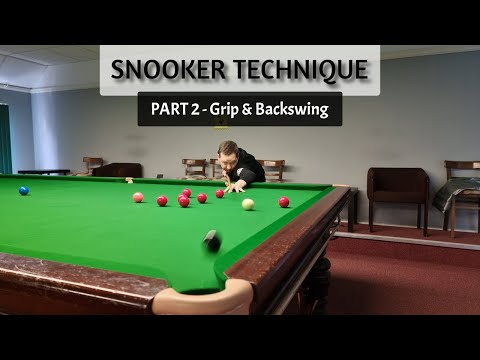 Видео: Техника игры в снукер | Хватка и замах | Часть 2