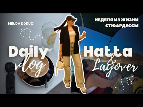Видео: неделя из жизни стюардессы | командировка, Хатта, питание