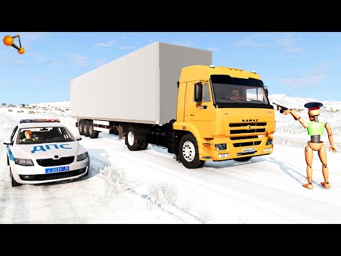Видео: ОГОНЬ НА ПОРАЖЕНИЕ! ПРИКАЗ ОСТАНОВИТЬ ДАЛЬНОБОЙЩИКА | BeamNG.drive
