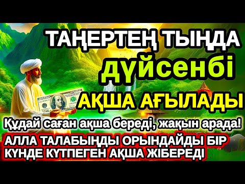 Видео: Тыңда Өте күшті дұға дүйсенбі, Алла бір күнде ойламаған ақша байлық жібереді, ризығың көбейеді