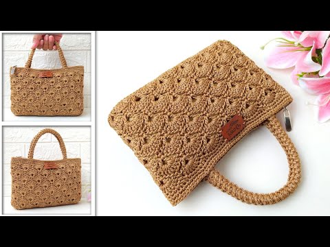 Видео: ВЯЗАНИЕ СУМКИ ДЛЯ НАЧИНАЮЩИХ — ОЧЕНЬ КРАСИВЫЕ УЗОРЫ СУМОК ВЯЗАНИЕМ КРЮЧКОМ ВСЕГО ЗА НЕСКОЛЬКО ШАГОВ