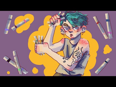 Видео: Недообзор на маркеры (ручки и линеры)