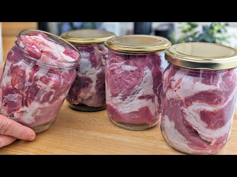 Видео: Вместо того, чтобы покупать ветчину, я готовлю её в банке! Ветчина долгого хранения