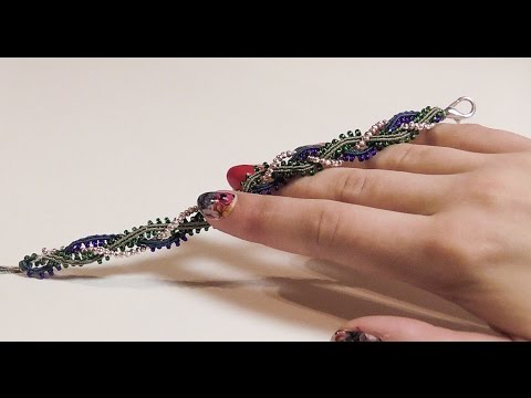 Видео: Простой браслет косичка из жгутов