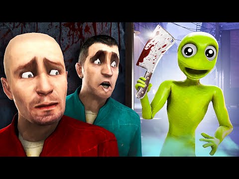 Видео: ЗЕЛЕНЫЙ ИНОПЛАНЕТЯНИН ОХОТИТСЯ НА НАС! УГАР И БЕЗУМИЕ В Garry`s Mod
