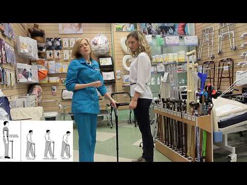 Видео: Как подобрать высоту трости?