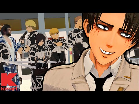 Видео: Леви ведёт скаутов за покупками (AOT VR)