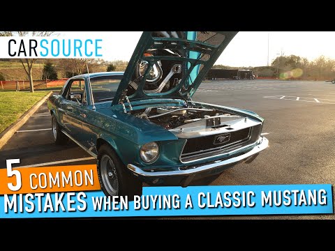 Видео: 5 распространенных ошибок при покупке классического Mustang #buyingtips #mustang