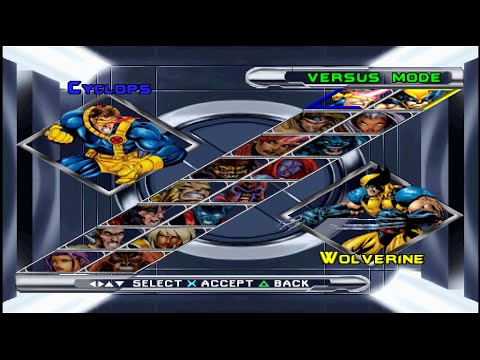 Видео: X-men Mutant Academy 2 — ВСЕ спецатаки + комбо-финиш — PS1