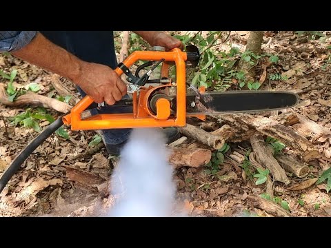 Видео: Тестирование самодельной ПАРОВОЙ ЦЕПНОЙ ПИЛЫ