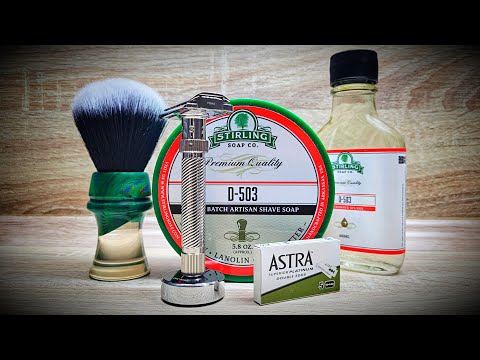 Видео: Бритье! Yaqi "Ultima Slant" - Astra - Yaqi - Stirling "D-503"