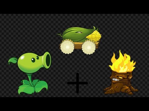 Видео: Делаю гибрида Рvz Горохострел+древо факел+кукурузная пушка (пишите кого ещё соединить)