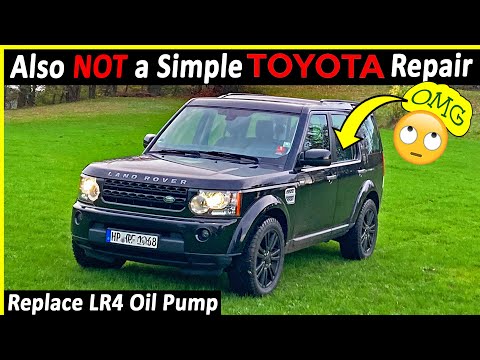 Видео: Как заменить масляный насос на 3,0-литровом двигателе SDV6 LR4 Land Rover - Discovery 4