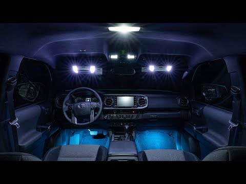 Видео: 2 лучших варианта освещения салона, которые обязательно нужно приобрести для Toyota Tacoma