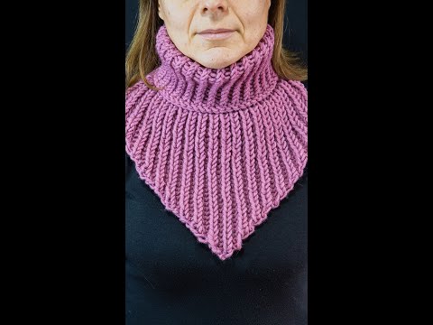 Видео: Самый простой вязаный снуд/шарф быстро и легко! Miarti🧶