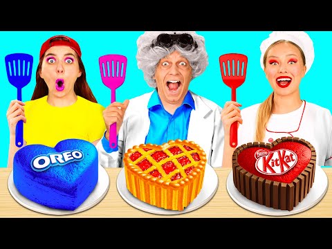 Видео: Кулинарный Челлендж: Я Против Дедушки | Съедобная Битва от DuKoDu Challenge