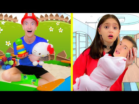 Видео: 24 часа ВЕДЕМ СЕБЯ как МАЛЕНЬКИЕ !! 4 в 1 Истории про Тому и Макса Клуб Tube I Сборник