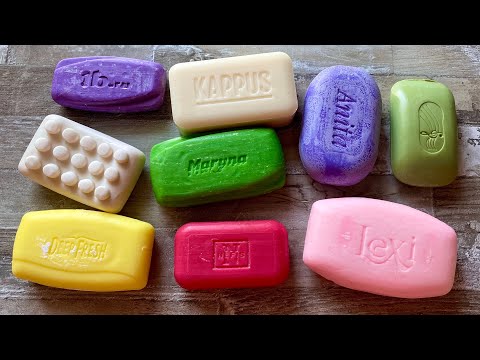 Видео: ASMR Soap cutting | Soap Carving|Резка мыла  | ASMR