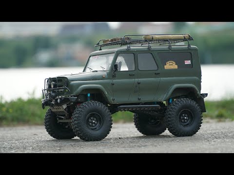Видео: САМОДЕЛЬНЫЙ УАЗ на базе Axial  Радиоуправляемая модель трофи  Внедорожник 4x4 Легенды СССР  Offroad