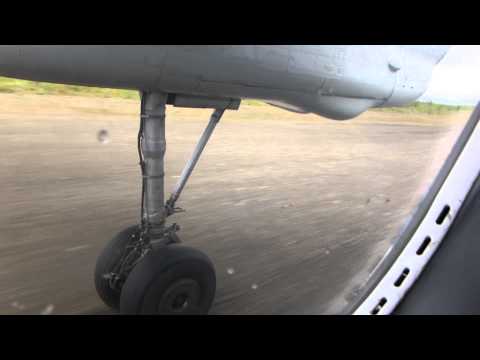 Видео: Якутия, Усть-Куйга. Летим на материк