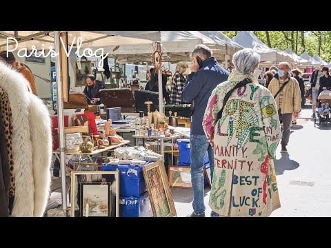 Видео: Парижская гаражная распродажа: место для наслаждения жизнью/  корзины, вазы... Я купил много!