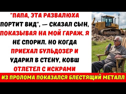 Видео: «Я СНЕСУ эту развалюху!» — сын-архитектор решил сломать мой гараж. Но не знал, ИЗ ЧЕГО был построен