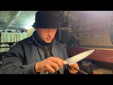 Видео: Точить кухонный нож напильником и не заморачиваться