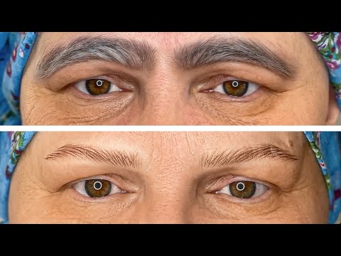 Видео: ТАКОЙ перманент ОМОЛАЖИВАЕТ! / Особенности татуажа на ВОЗРАСТНОЙ КОЖЕ!