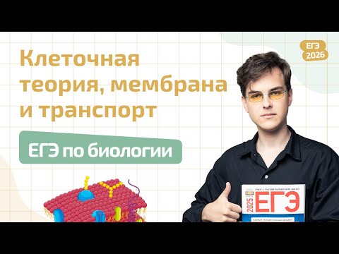 Видео: КЛЕТОЧНАЯ ТЕОРИЯ, МЕМБРАНА И МЕМБРАННЫЙ ТРАНСПОРТ | СТРОЕНИЕ КЛЕТКИ | ЕГЭ ПО БИОЛОГИИ