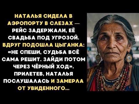 Видео: Наталья рыдала аэропорту из-за задержки рейса, её свадьба срывается. Но цыганка заявила: Не спеши