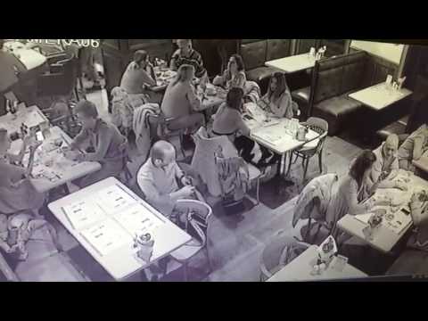 Видео: кража гастрономический паб bruxelles...бар....вор