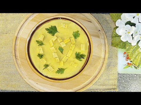 Видео: Гороховый крем-суп с сухариками