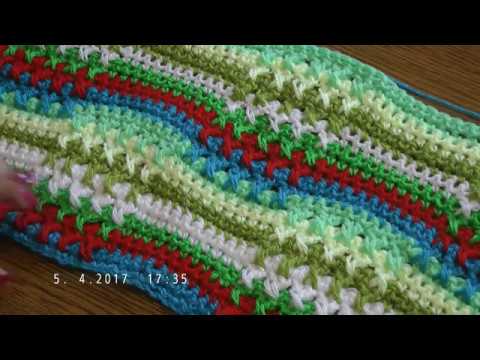 Видео: Плед Пёстрая лужайка