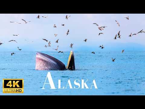 Видео: Аляска 4k:Дикая природа Аляски,Жизнь на Аляске/ Живописный фильм для релаксации/Расслабляющая музыка