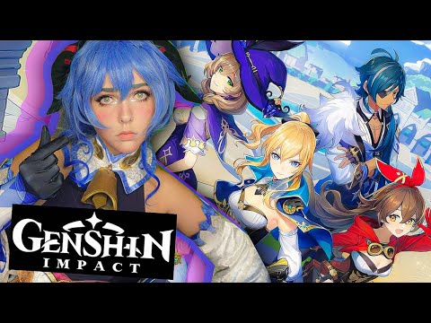 Видео: я косплею тян из Геншин и мне неловко ✨💙 !genshin