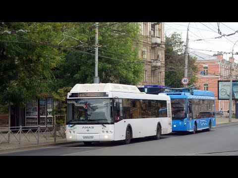 Видео: ЛиАЗ-5292.67 (CNG) В787МХ164 Маршрут №9Б город Саратов 