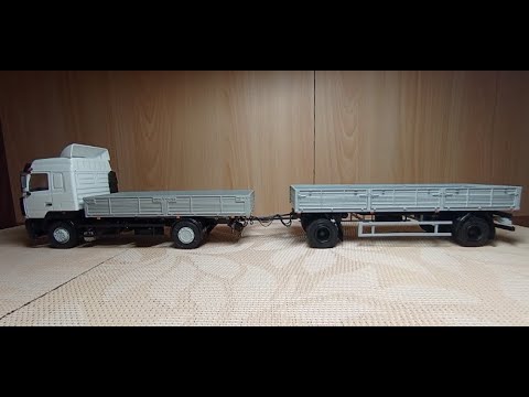 Видео: мАз - 5340 с прицепом (Авто история)