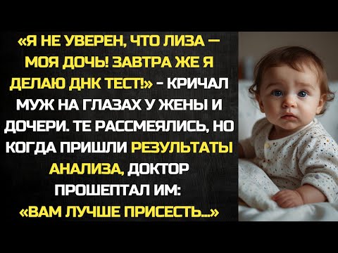 Видео: Я не уверен, что Лиза моя дочь! Завтра же я делаю ДНК тест! - кричал муж на глазах у жены и дочери.