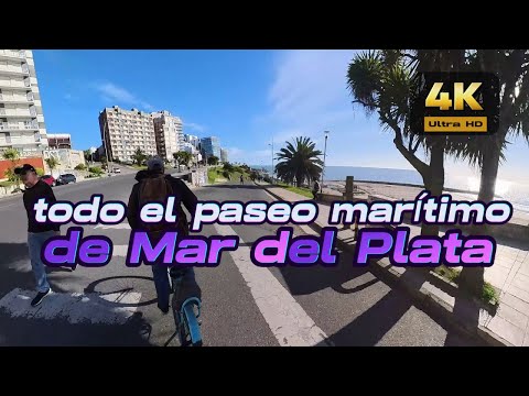 Видео: 4K Вся набережная Mar del Plata