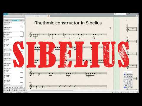 Видео: [ SIBELIUS ] РИТМИЧЕСКИЙ КОНСТРУКТОР 👈 💥